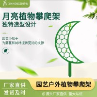 塑料月亮爬藤支架盆栽牵引园艺几何植物攀爬支撑架阳台装饰花架子