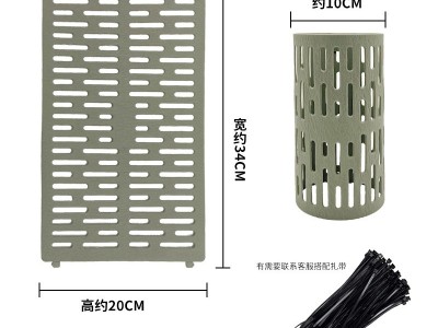 树木保护罩塑料可调节拼接组合植物保护器树皮防护套树苗保护罩图2