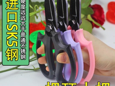 德奥硬钢花艺剪插花剪刀园艺修枝剪家用玫瑰剪鲜花剪刀花艺师剪刀图3