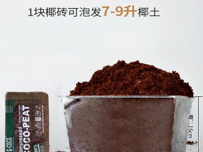 厂家批发脱盐椰砖发泡椰糠砖养花椰糠营养土大量现货图4