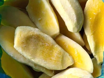 冰冻鲜芒果冷冻芒果 烘焙饮料原料 速冻芒果 小台农芒果瓣图3