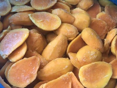 冰冻鲜芒果冷冻芒果 烘焙饮料原料 速冻芒果 小台农芒果瓣图4