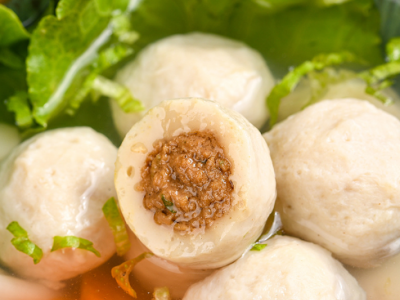 包心鱼丸500g带馅鱼丸火锅食堂麻辣烫关东煮酒店豆捞海鲜丸子食材图2