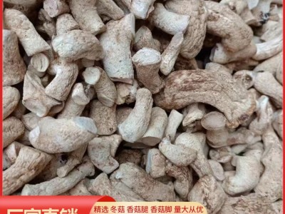 1号双剪香菇脚香菇腿25KG丝柄把大量批发DRIED MUSHROOM STEM冬菇图2