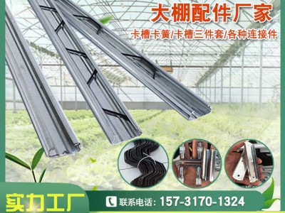 大棚配件生产厂家 农业配件卡槽卡簧管连接件量大价优欢迎咨询图4