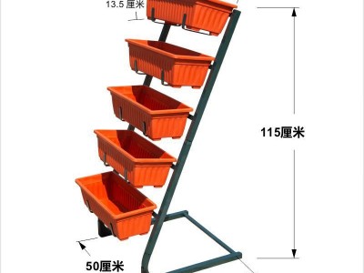 5层铁艺花架户外阳台庭院多肉盆栽架多层带花盆一件代发图3