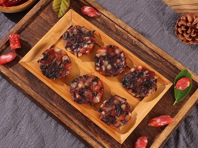 梅干菜腊肉饼今凰厂家直销广式腊味创新腊肠煲仔饭食材梅菜扣肉饼图3