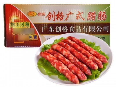 创格广式腊肠十斤箱装广东特产甜味中山香肠腊味腊肉煲仔饭年货图1