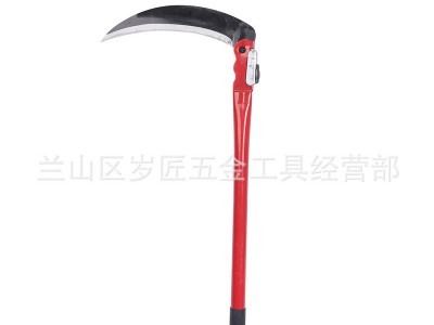 农用镰刀免磨钢折叠镰刀割草刀割稻谷草刀钓鱼农具大镰刀除草工具图5
