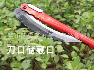 农用镰刀免磨钢折叠镰刀割草刀割稻谷草刀钓鱼农具大镰刀除草工具图4