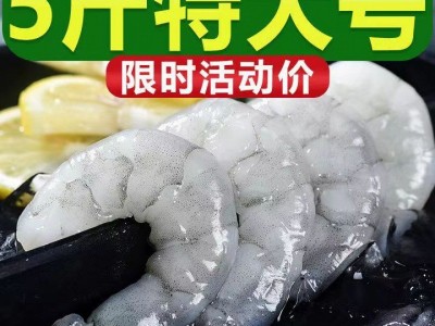 虾仁无冰大虾仁新鲜特大号无冰去虾线真空包装冷冻青虾仁商用批发图2