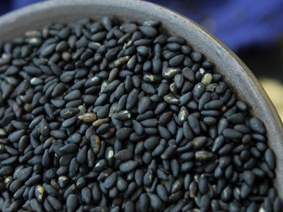 厂家供应熟 黑芝麻 五谷杂粮磨粉豆浆原料 低温烘焙 熟黑芝麻图1