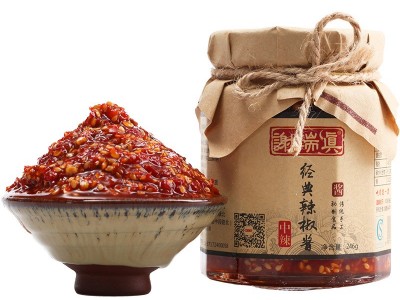 谢瑞真厂家鲜辣椒酱剁椒酱 手工自制调味品一件代发OEM贴牌代加工图2