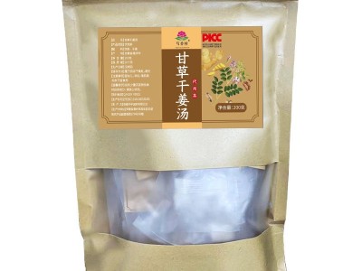 甘草干姜汤20克*10包片姜丝生姜炙甘颗粒干草膏干姜茶甘姜汤图2