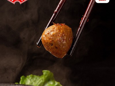 安井撒尿肉丸牛肉风味丸5斤装肉丸关东煮麻辣烫丸子速冻食品图3