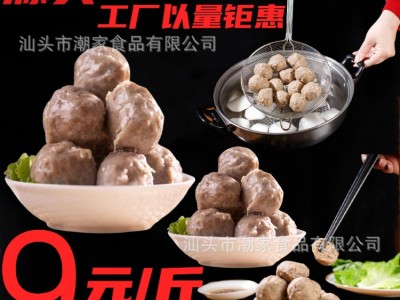【9元1斤】定制代工加工【源头厂家供】潮汕特产牛肉丸牛筋丸500g图3