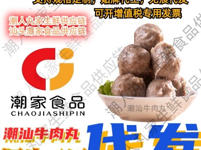 【9元1斤】定制代工加工【源头厂家供】潮汕特产牛肉丸牛筋丸500g图2