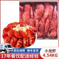 鲜冻小龙虾4.54kg 餐饮饭店龙虾海鲜水产批发鲜冻小龙虾海鲜