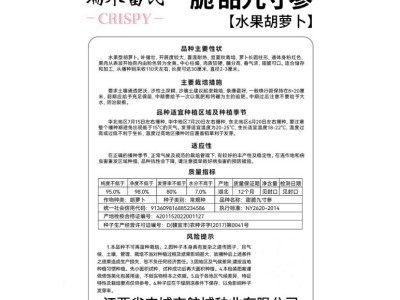 胡萝卜种子脆甜九寸参水果胡萝卜蔬菜种子三红九寸参夏秋季蔬菜籽图2
