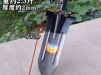 农用加厚长尖头锹新款窄细锹挖沟挖树修渠挖山药铲子全钢淬火锨图4