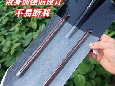 农用加厚长尖头锹新款窄细锹挖沟挖树修渠挖山药铲子全钢淬火锨图5