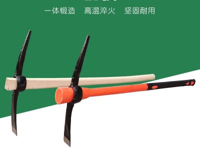 现货批发抢险救援十字镐农用建筑洋镐锻打钢镐户外扁尖镐矿用柴镐图3