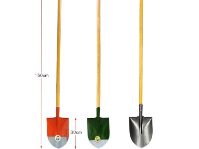 现货批发锰钢尖平圆方头铁锹铁锨家用农用钢锹钢锨建筑植树钢铁铲图4