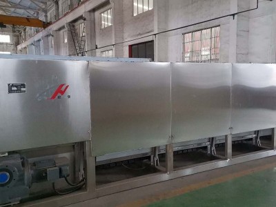 三点击昏式脑心麻电机 带沥血槽平板输送机 鞭条式洗猪机图2