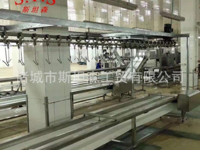 小型全自动红毛蛋鸡宰杀设备 全自动鸡屠宰线厂家 杀鸡设备价格H图2
