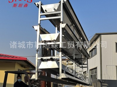 全自动鸡屠宰流水线内脏处理设备 家禽内脏掏脏滑槽 内脏接收槽图2