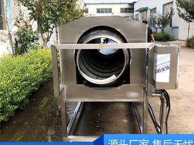 全自动中药材滚筒清洗机洗袋机滚筒洗鱼机大姜山药红枣清洗 设备图3
