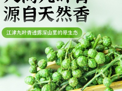 调正江津九叶青保鲜青花椒350g真空保鲜青花椒重庆特产鲜花椒图3