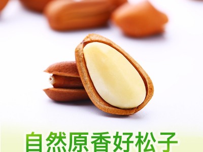 一件代发三只松鼠开口松子160g/袋东北特产松子坚果零食干果图4