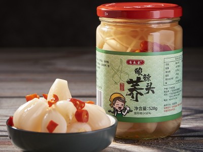糖醋蒜腌的蒜独瓣蒜酸辣荞头瓶装腌制咸菜罐装下饭图4
