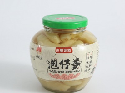 即食下饭菜四川泡菜酸甜什锦藠头泡仔姜脆爽泡菜拌面拌饭佐餐瓶装图4