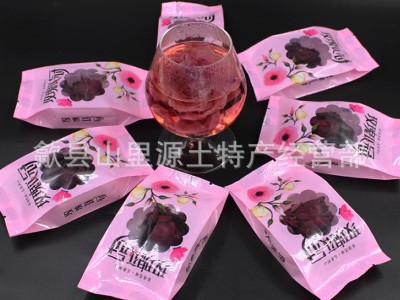 云南墨红玫瑰花茶10朵礼盒装大朵玫瑰花茶重瓣玫瑰花花草茶批发图2