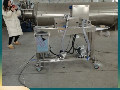 脆枣裹巧克力机器 纯可可脂巧克力涂层机 带加热鲜橙片挂巧克力机图5