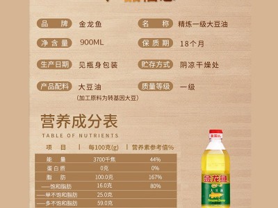 金龙鱼大豆油900ml家用小瓶食用油宿舍学生豆油团购礼品小油礼盒图2