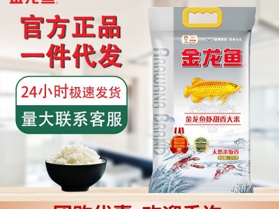 金龙鱼精选珍珠米5KG美滋滋长粒香米家用南方大米10斤装东北团购图2