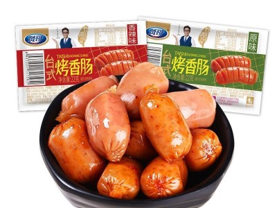 贤哥台式烤香肠22g*20袋 迷你波波肠 原味鳕鱼烤肠 火锅火腿肠图2