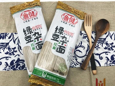 8袋4.8斤三口味杂面面条挂面300g/袋黑麦粗粮绿豆组合装CNTH图3