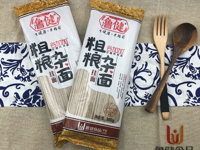 8袋4.8斤三口味杂面面条挂面300g/袋黑麦粗粮绿豆组合装CNTH图4