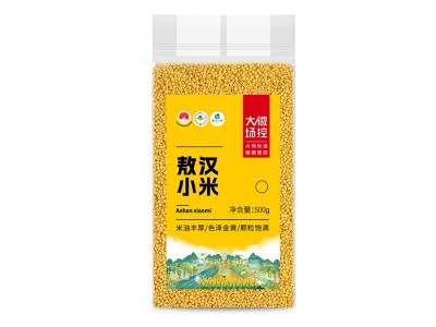 内蒙古地标敖汉黄小米500克粘糯香醇粥米五谷杂粮早餐月子米小黄图4