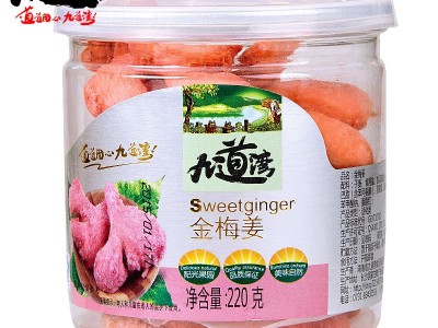 九道湾红姜瓶装金梅姜丝湖南特产零食蜜饯厂家拿货批发2盒图4