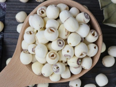 现货一件代发大粒去芯白莲子50克无芯莲子去心去皮湘潭莲子干货图2