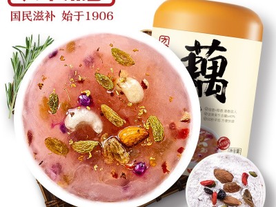 方家铺子桂花坚果藕粉五谷羹果干颗粒羹代餐藕粉500g罐装可代发图3