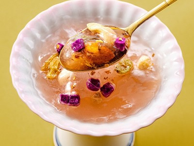 方家铺子桂花坚果藕粉五谷羹果干颗粒羹代餐藕粉500g罐装可代发图4