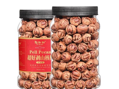 2023年新货临安超好剥山核桃500g160g奶油味椒盐味水煮原味大籽批图5