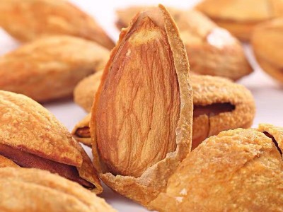 纸皮开口巴旦木散装奶香椒盐味盐焗无胶手剥NP扁桃仁250g炒货干果图2