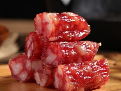 厂家供应切片腊肠2.5kg一箱广东特产广式腊肠农家风味真空包装图2